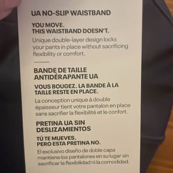 BRAND NEW women under armour heatgear legging tights pants size S (navy) - Picture 9 of 9